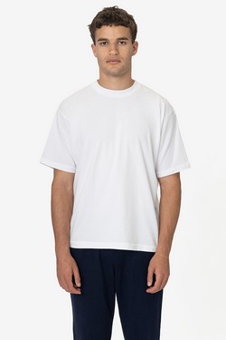 1405GD - 7.5 oz S/S Garment Dye Mockneck T-Shirt