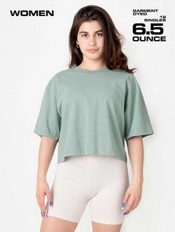 1820GD - 18/1 Oversize Crop Tee