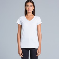 4010 - Bevel V-Neck Tee