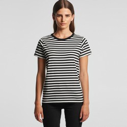 4037 - Women's Maple Stripe Tee
