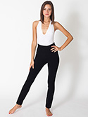 8375W - Imported Cotton Spandex Jersey Straight Leg Yoga Pant