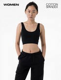 8383 - Ctn Spndx TankCrop Top
