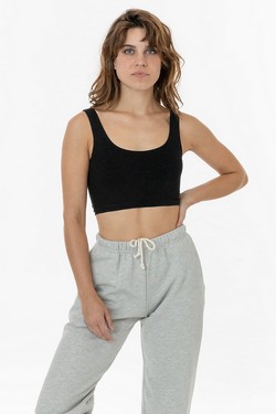 8383GD - Garment Dye Cotton Spandex Crop Tank