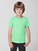 BB101W - Imported Kids Poly-Cotton Short Sleeve T-Shirt