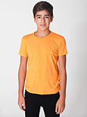 BB201W - Imported Youth Poly-Cotton Short Sleeve Crew Neck