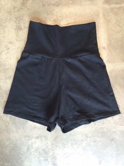 CARSA8319 - Cotton Spandex Jersey High-Waist Hot Short - Made in USA