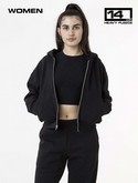 HF-16 - Heavy Fleece Cropped Zip Up