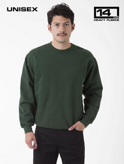 HF07GD - L/S Heavy Fleece PO Crew 14 Oz