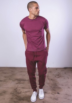M7620 - Premium Fleece Jogger Pants w/ Rib Crotch Gusset