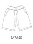 M7640 - 9 oz Fleece Rib Jogger Shorts