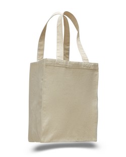 Q1000 - Canvas Gusset Shopping Bag 