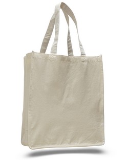 Q125400  - Canvas Jumbo Shopper Gusset