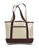 Q125800  - Small Canvas Deluxe Tote Bag