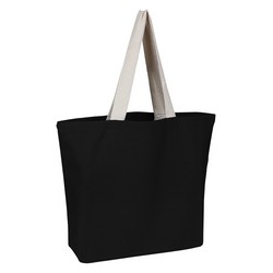 Q1621 - Canvas Colored Beach Bag