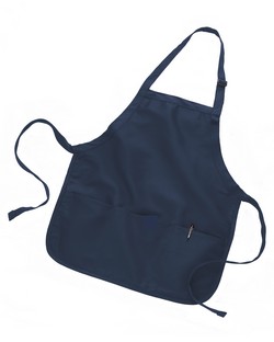 Q4250  - Medium Length Apron with Pouch