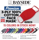 USA-Made 3-Ply Cotton Face Mask