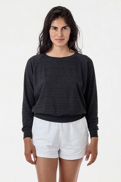 BR3094 - Women's Tri-Blend Rib Pullover