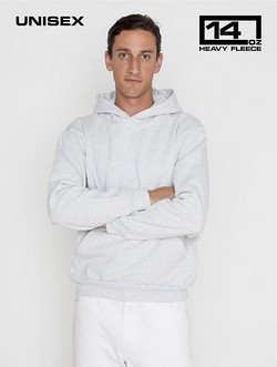 HF-09 - 14 oz Heavy Fleece Hooded Pullover