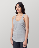 LC7706 - Racerback Scallop-Bottom Tank Top