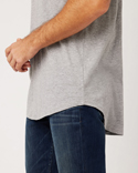 MC1050 - Premium Long T-Shirt w/ Scallop Bottom and Drop Tail