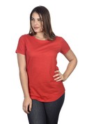 W1218 - Scallop Bottom Women's Tee