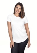 W1218 - Scallop Bottom Women's Tee